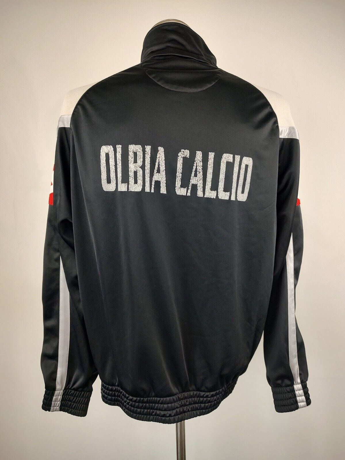 LOTTO OLBIA N.10 GIACCA SPORTIVA CALCIO Tg L MAN VINTAGE JACKET