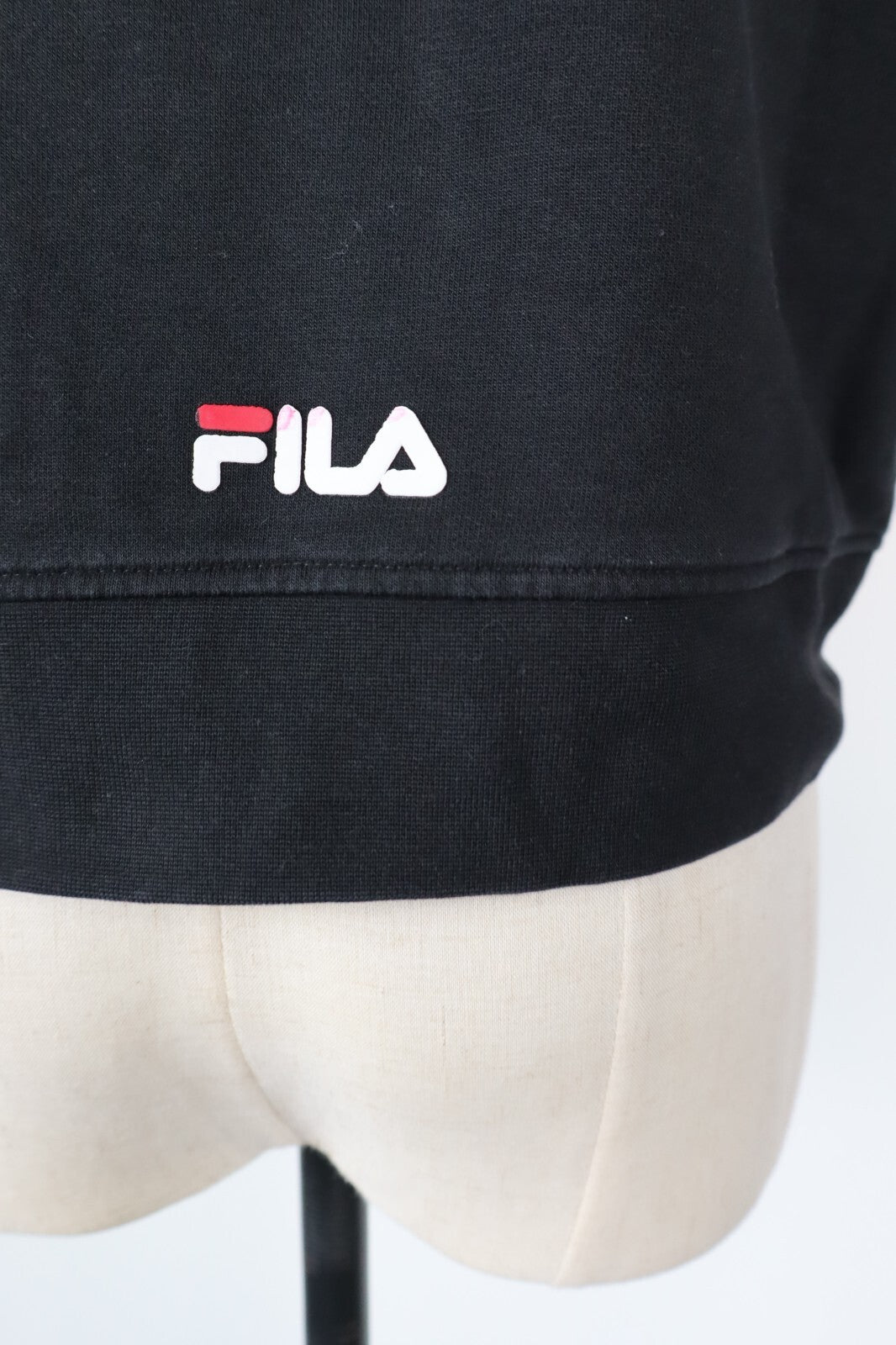 FILA FELPA CON CAPPUCCIO DONNA Tg S WOMAN CASUAL VINTAGE SWEATSHIRT COTONE