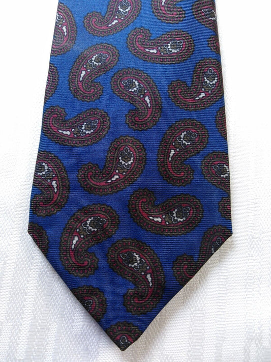 ALTEA MILANO 100% SILK TIE SETA CRAVATTA NECKTIE ITALY VINTAGE CLASSIC