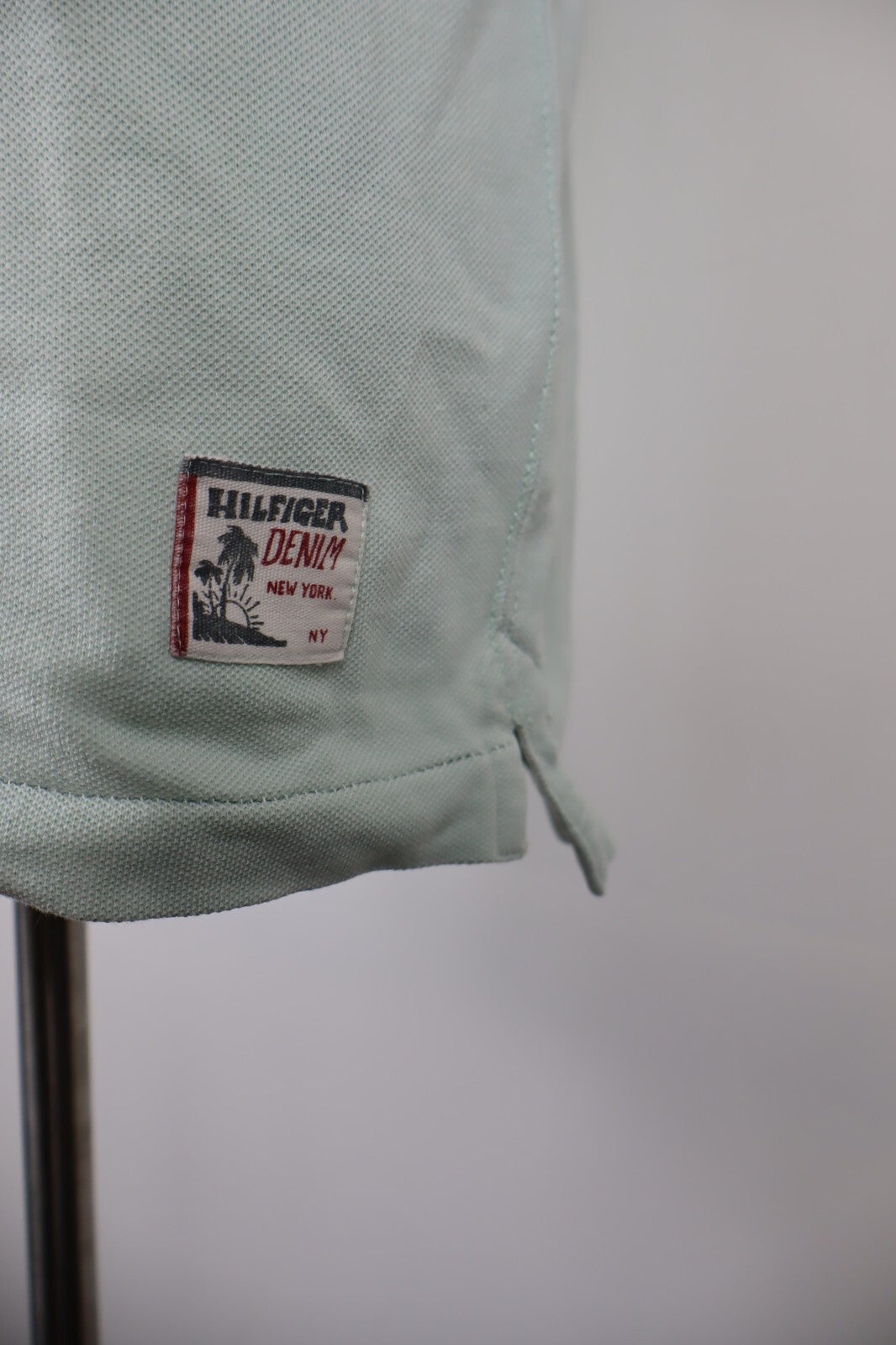 TOMMY HILFIGER DENIM MAGLIA POLO UOMO TG. M MAN T-SHIRT CASUAL VINTAGE COTONE
