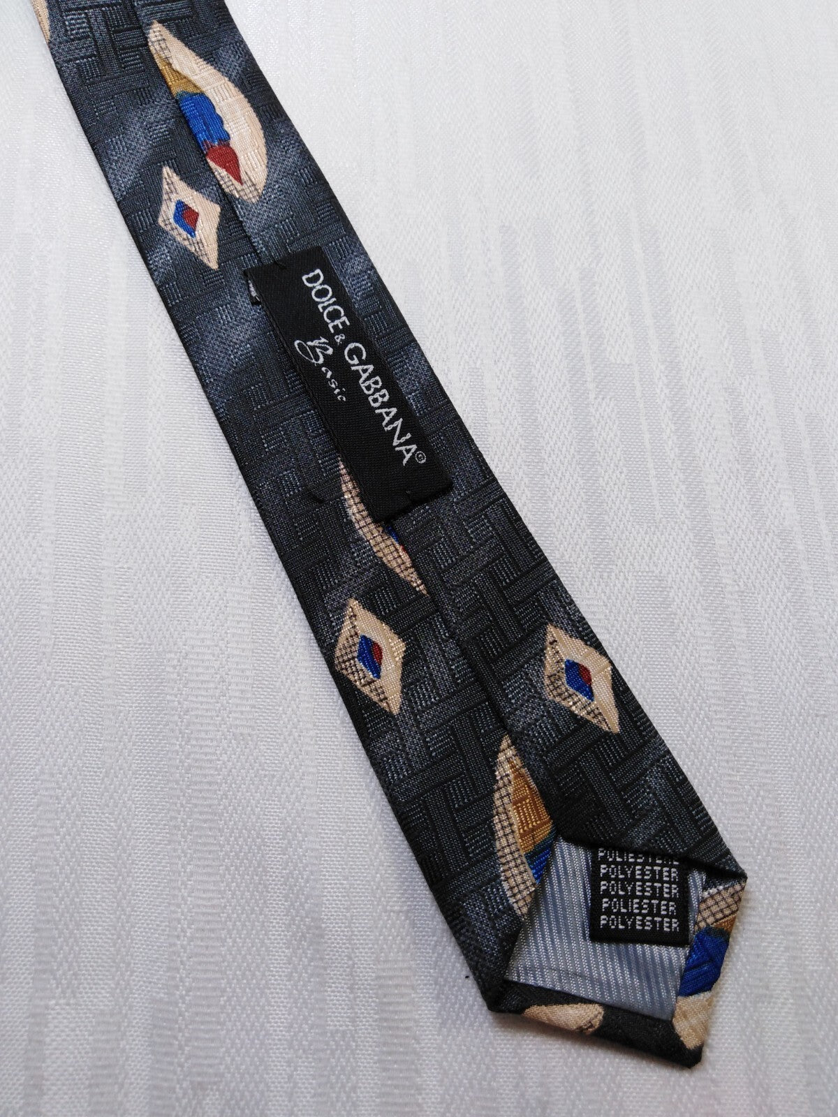 DOLCE&GABBANA BASIC TIE SETA CRAVATTA NECKTIE MADE IN ITALY CLASSIC