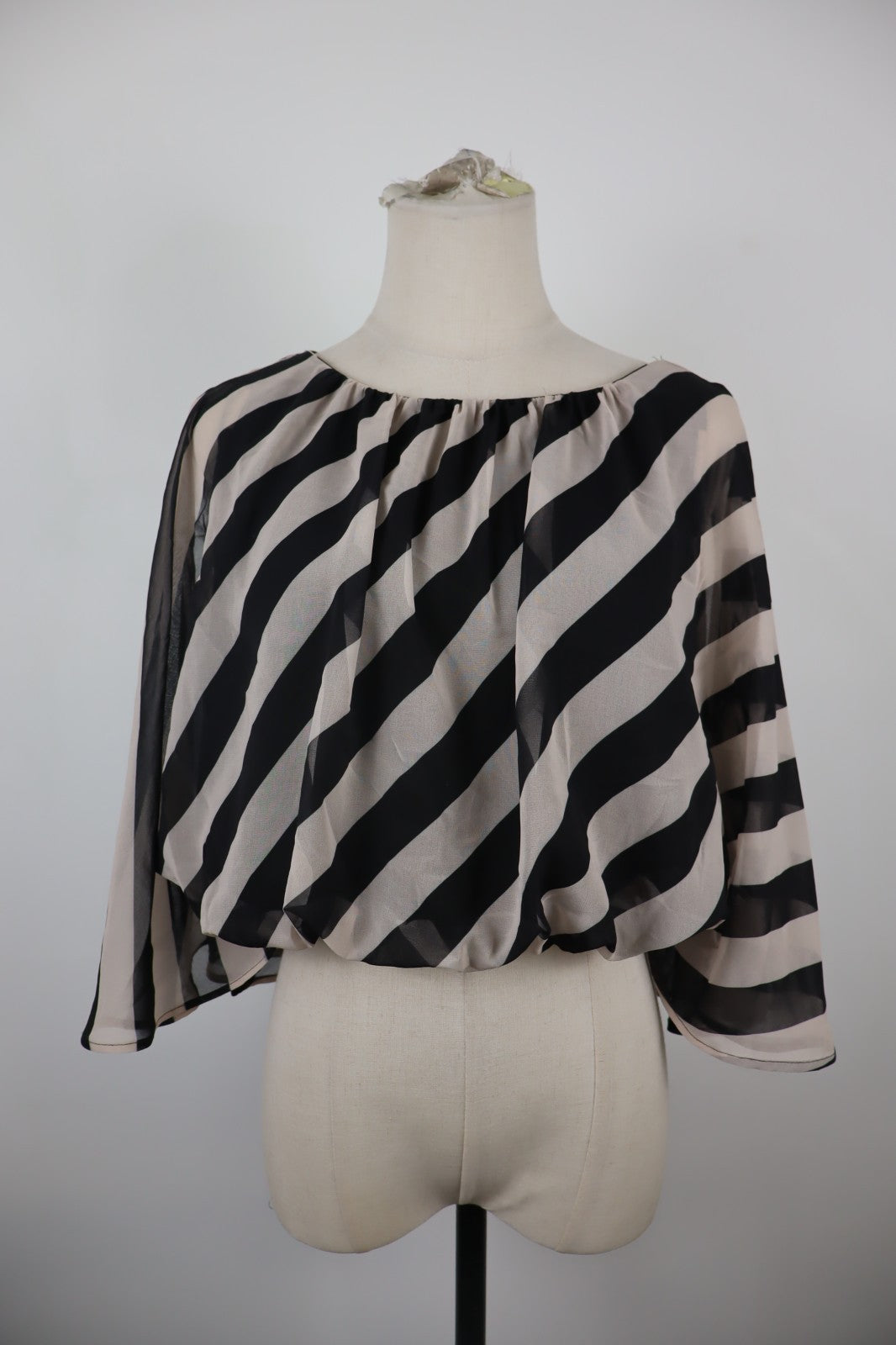 MARELLA MAGLIA BLUSA DONNA TG. S WOMAN CASUAL VINTAGE T-SHIRT TOP VOLANT LOGO