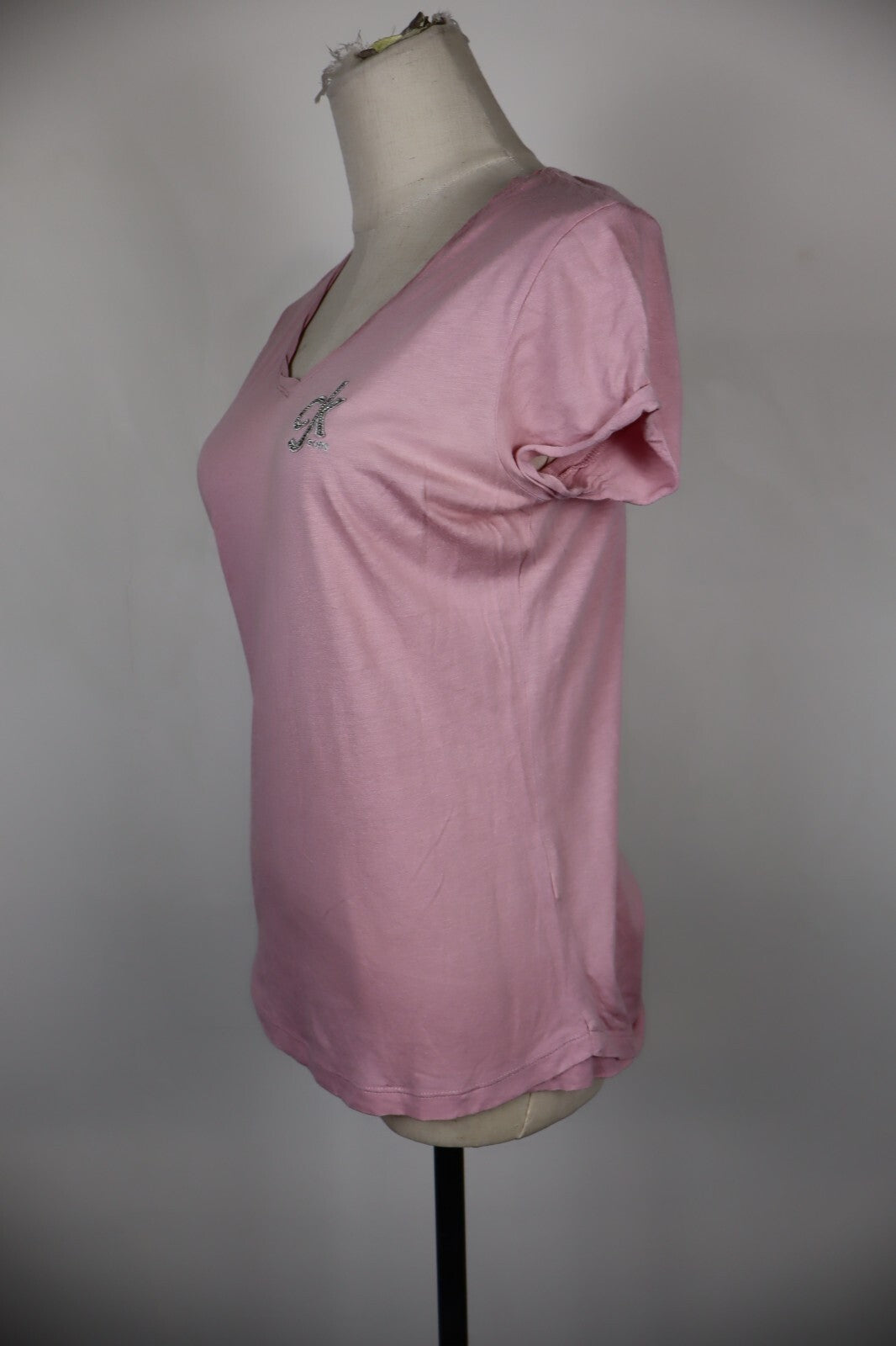 CALVIN KLEIN JEANS MAGLIA DONNA TG. S WOMAN CASUAL VINTAGE T-SHIRT TOP COTONE