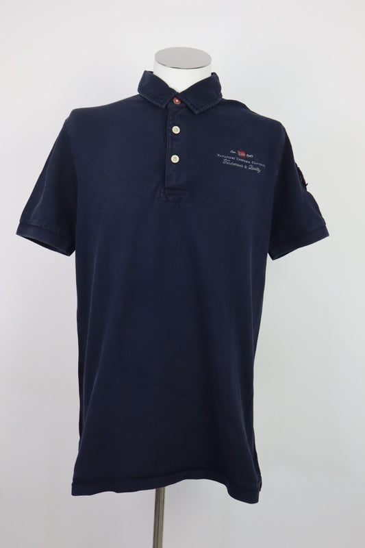 NAPAPIJRI MAGLIA POLO UOMO TG. XL MAN T-SHIRT CASUAL VINTAGE COTONE COTTON