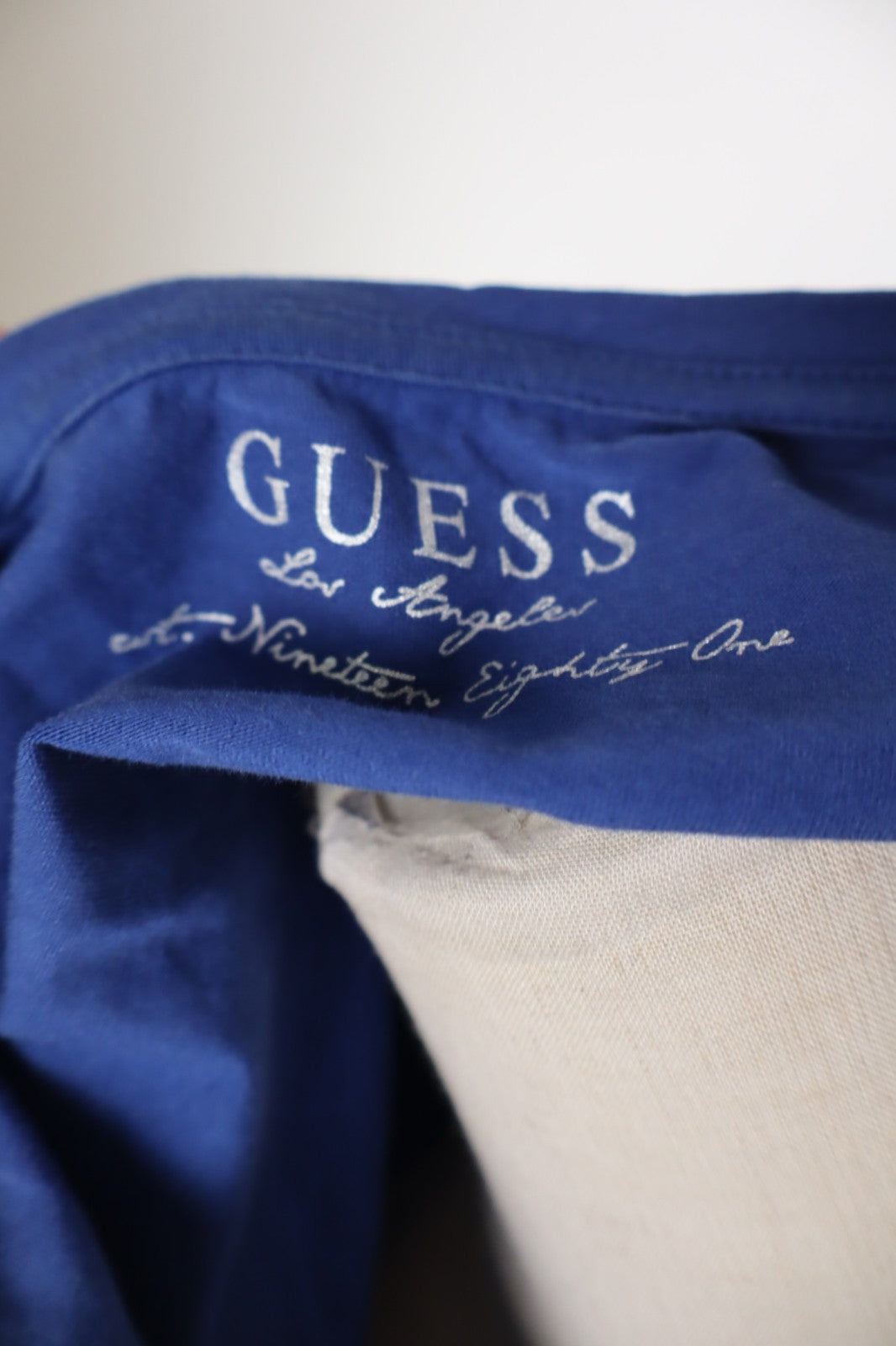 GUESS MAGLIA DONNA TG. M WOMAN CASUAL VINTAGE T-SHIRT  TOP COTONE