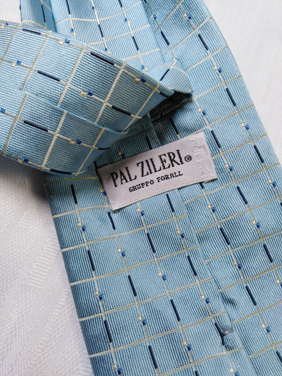 PAL ZILERI 100% SETA SILK TIE CRAVATTA NECKTIE ITALY VINTAGE CLASSIC