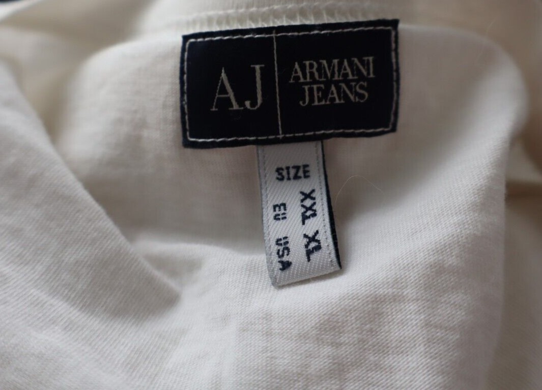 AJ ARMANI JEANS MAGLIA UOMO TG. 2XL MAN SHIRT CASUAL VINTAGE COTONE COTTON
