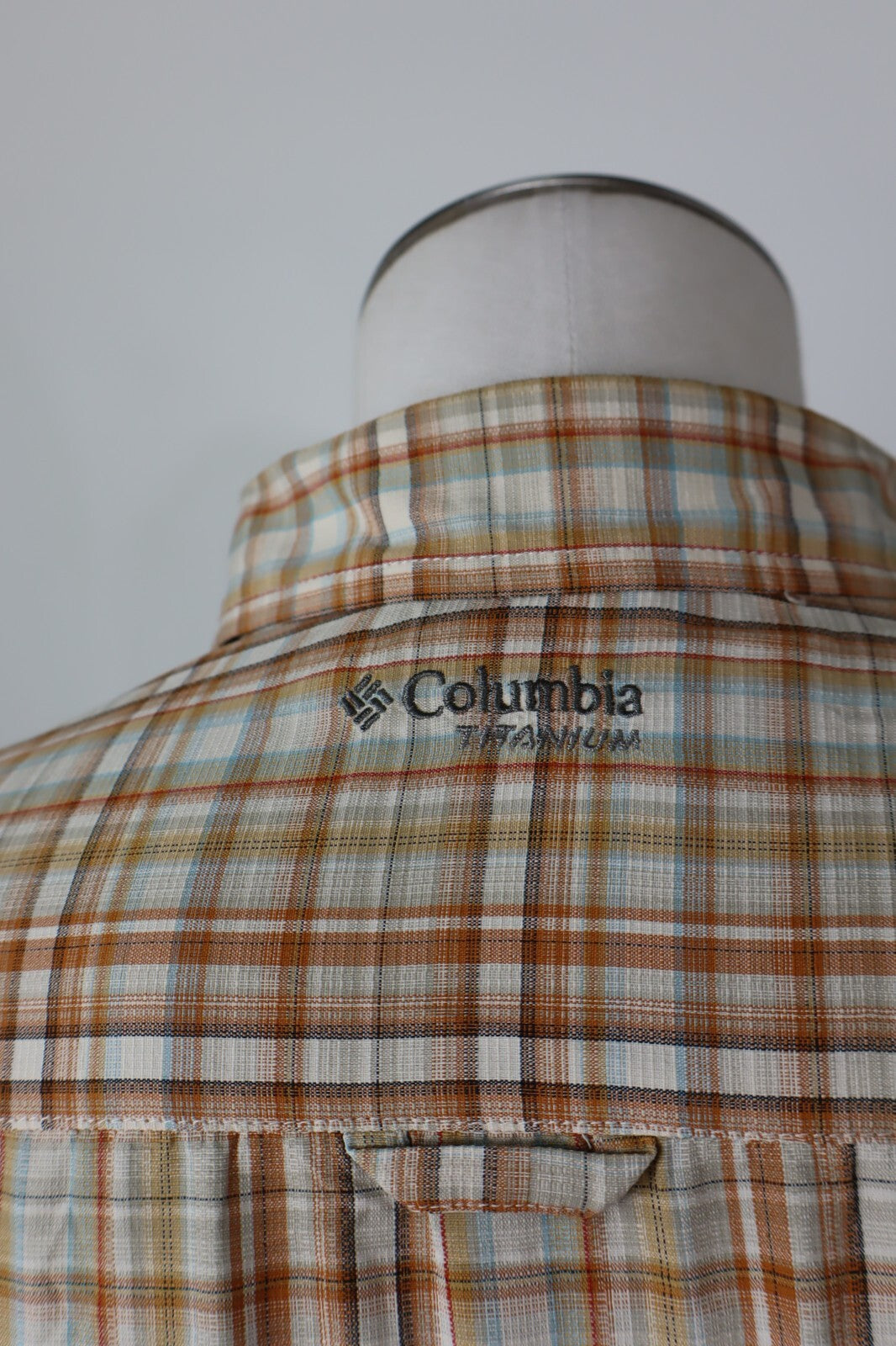 COLUMBIA TITANIUM CAMICIA UOMO TG. XL MAN CASUAL SPORTSWEAR VINTAGE SHIRT