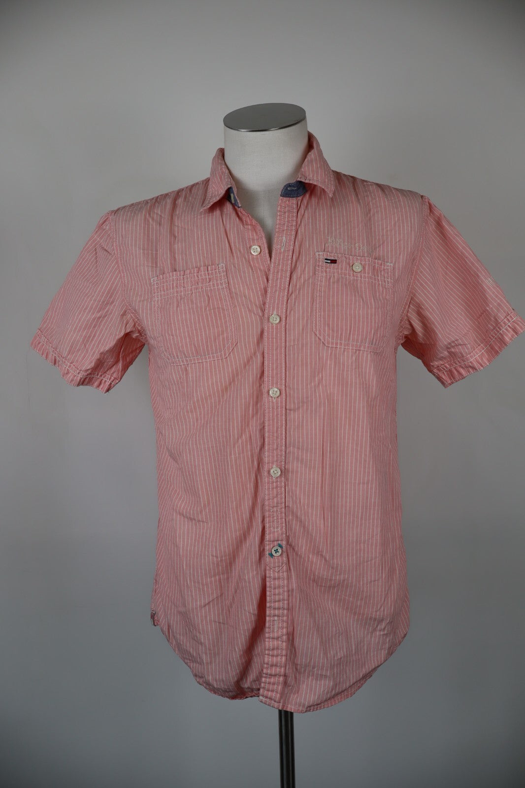 TOMMY HILFIGER DENIM CAMICIA UOMO COTONE TG M MAN CASUAL VINTAGE COTTON SHIRT