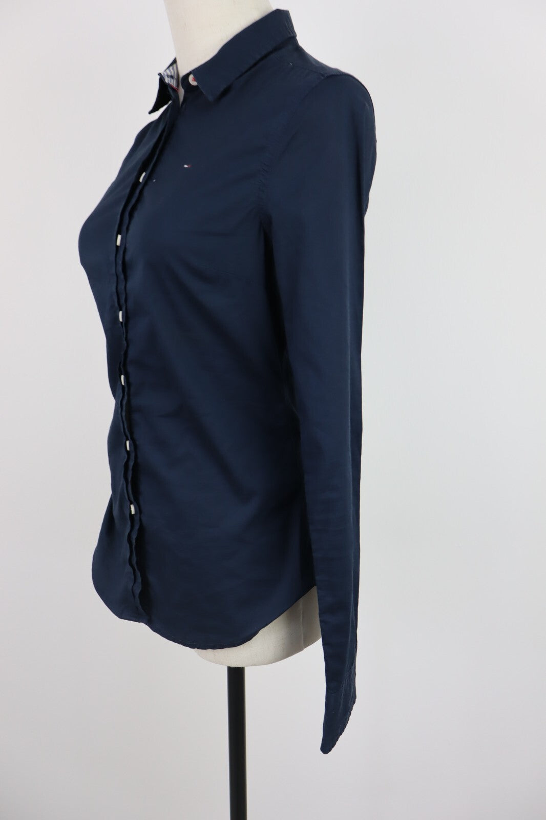 TOMMY HILFIGER CAMICIA DONNA TG. XS WOMAN SHIRT CASUAL VINTAGE COTONE COTTON