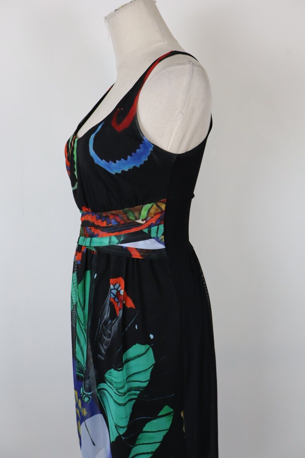 DESIGUAL VESTITO DONNA TG. XS WOMAN CASUAL VINTAGE DRESS