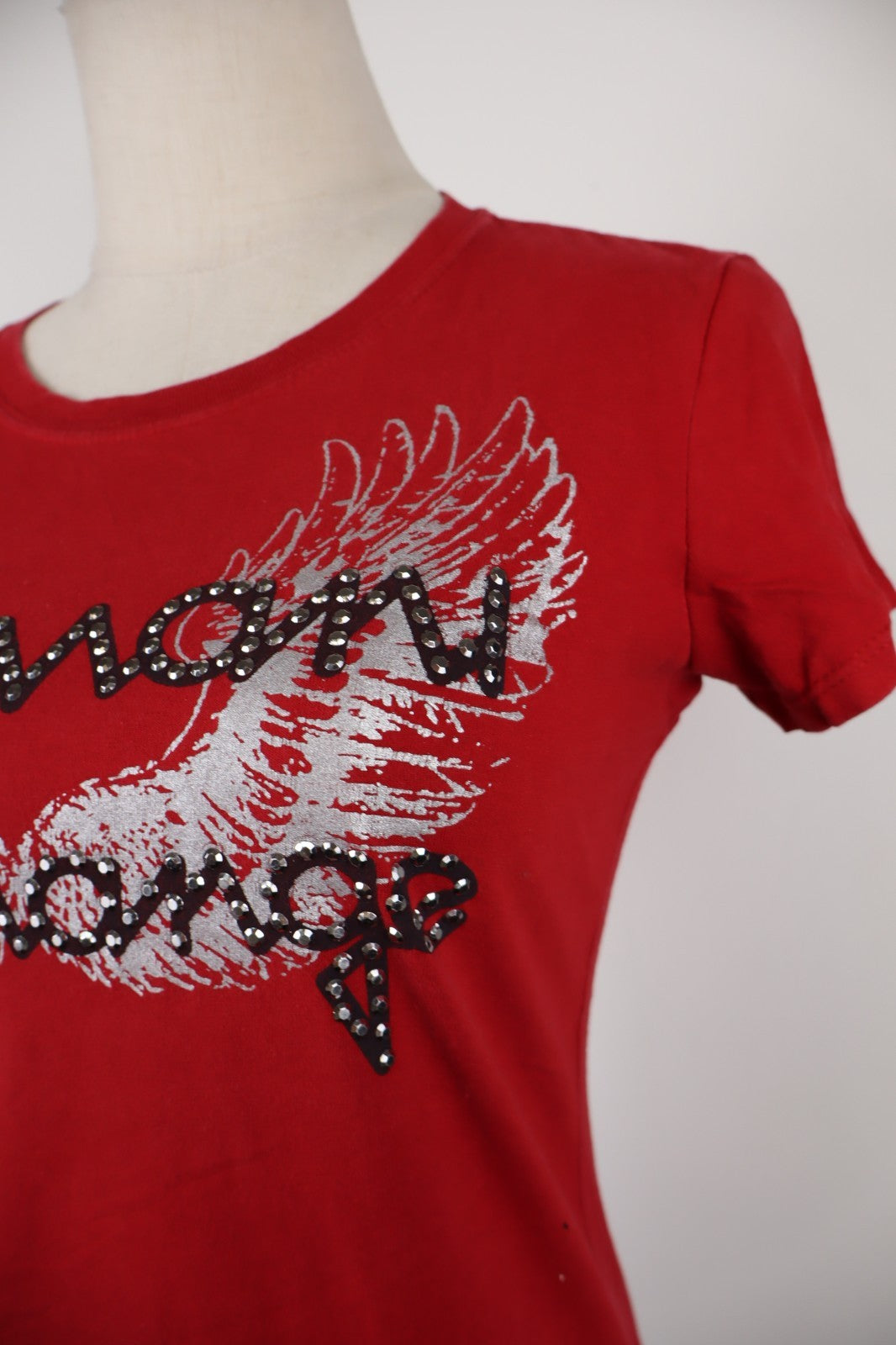 AX ARMANI EXCHANGE MAGLIA DONNA TG. S WOMAN CASUAL T-SHIRT VINTAGE COTONE COTTON