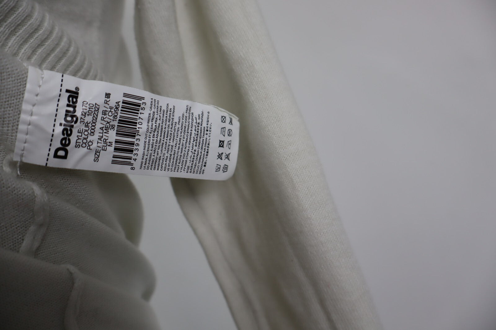 DESIGUAL MAGLIA DONNA TG. M WOMAN T-SHIRT CASUAL VINTAGE COTONE COTTON