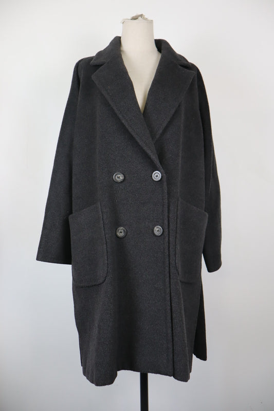 MAX MARA CAPPOTTO LANA GIACCA DONNA TG 40 WOMAN COAT VINTAGE CASUAL CASHMERE