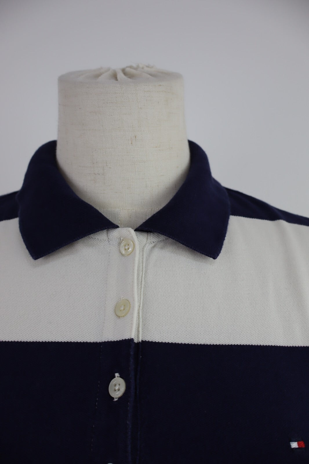 TOMMY HILFIGER MAGLIA POLO COTONE DONNA TG S WOMAN CASUAL VINTAGE TOP T-SHIRT