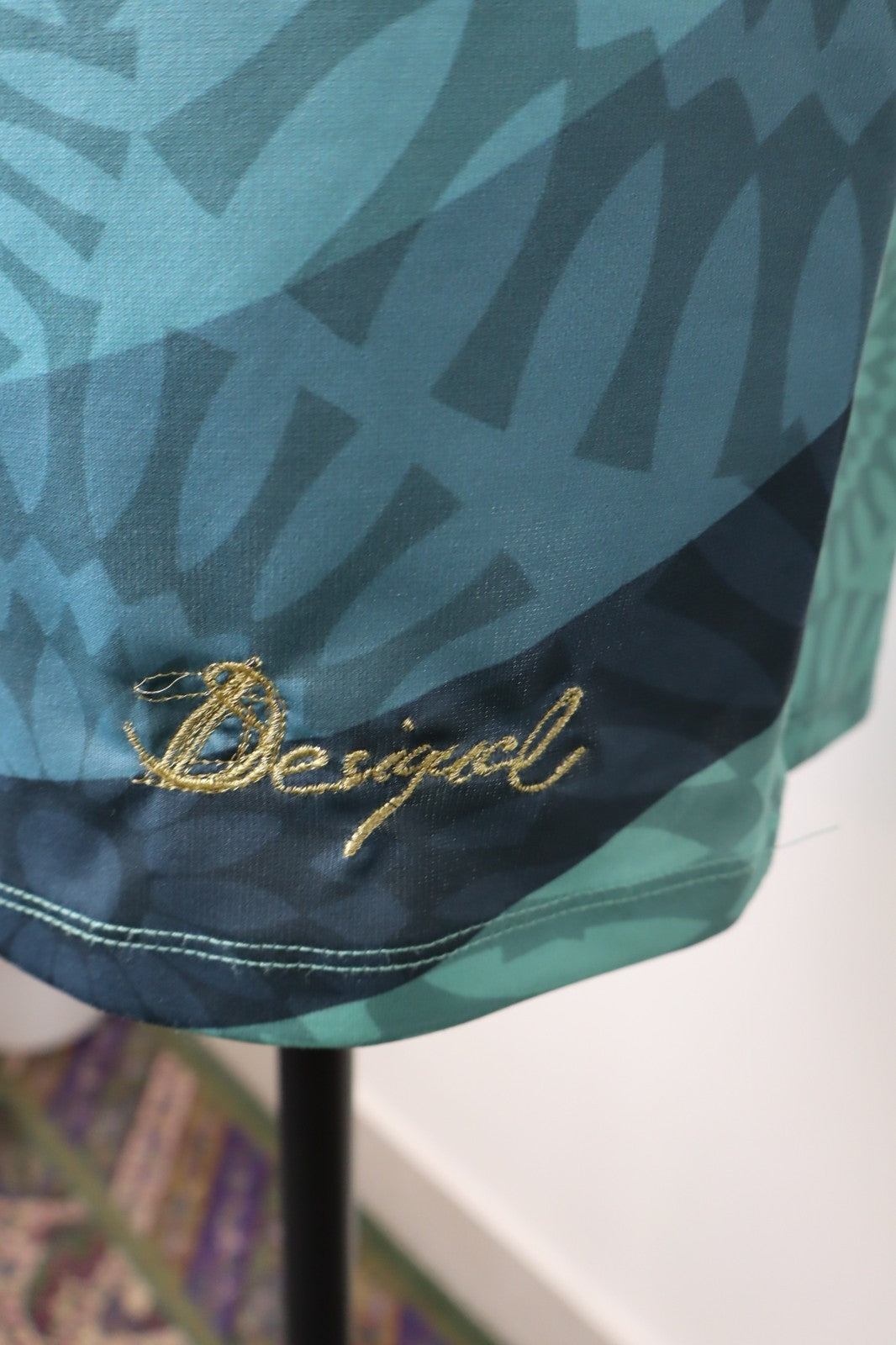 DESIGUAL VESTITO  DONNA TG S WOMAN CASUAL VINTAGE DRESS ABITO VISCOSA