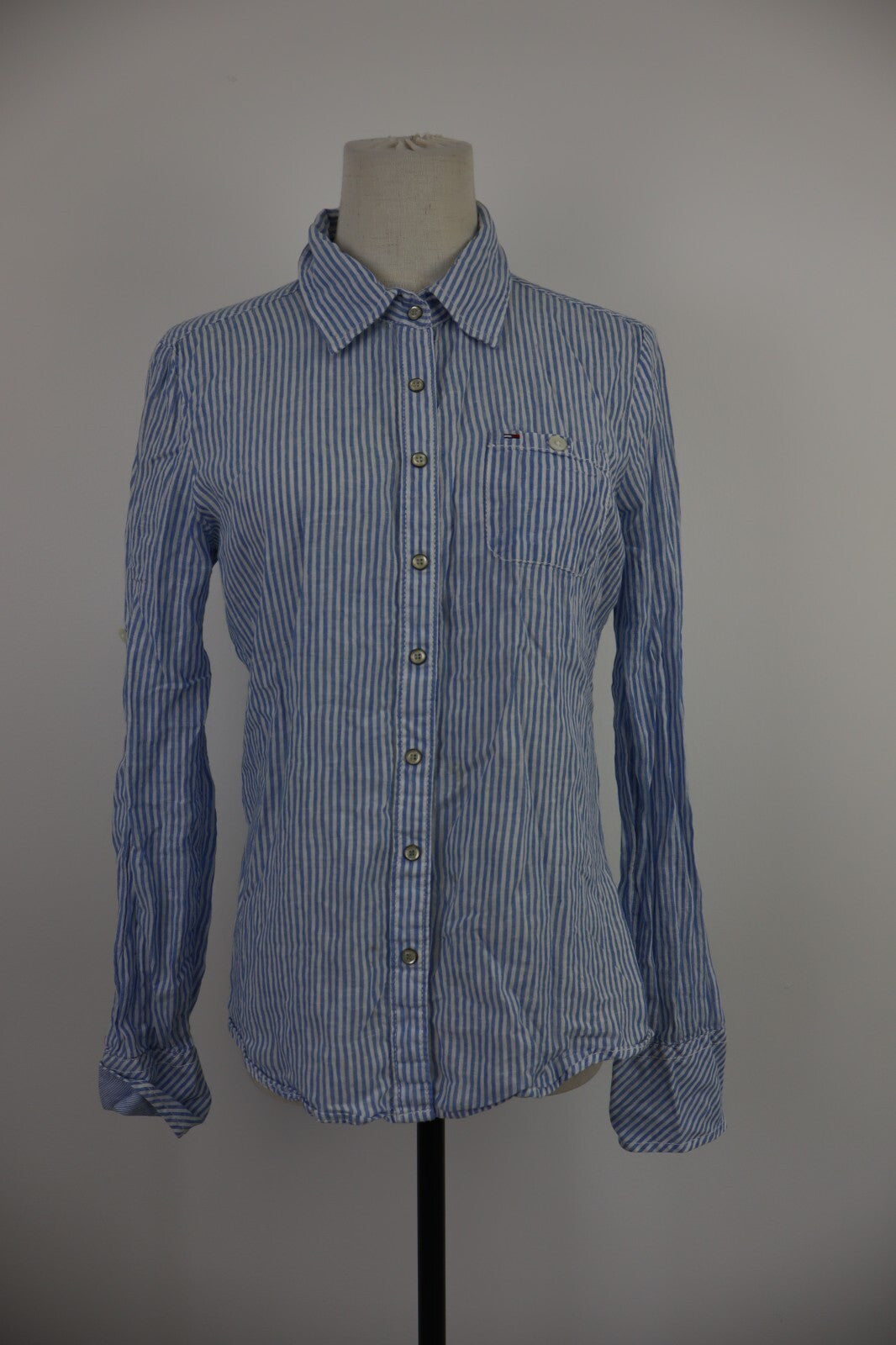TOMMY HILFIGER CAMICIA DONNA TG. M WOMAN SHIRT CASUAL VINTAGE
