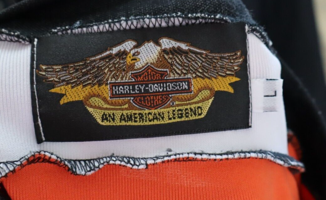 HARLEY DAVIDSON MOTO MAGLIA T-SHIRT UOMO TG. L MAN SPORT PROTEZIONI GOMITI