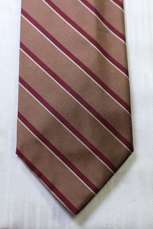 PRAGA NAPOLI 100% SILK TIE SETA CRAVATTA NECKTIE MADE IN ITALY