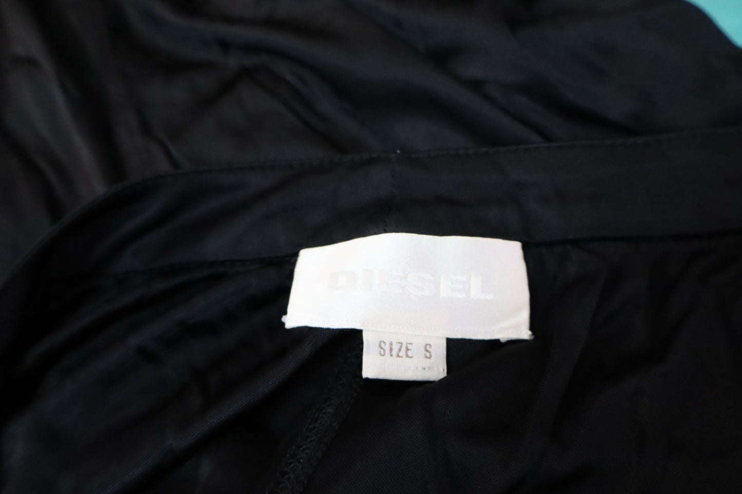 DIESEL MAGLIA CANOTTA DONNA TG. S WOMAN CASUAL VINTAGE T-SHIRT TOP NERO VISCOSA