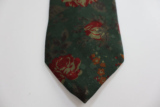 HUBERT MILANO 100% SILK TIE SETA CRAVATTA NECKTIE MADE IN ITALY CLASSIC