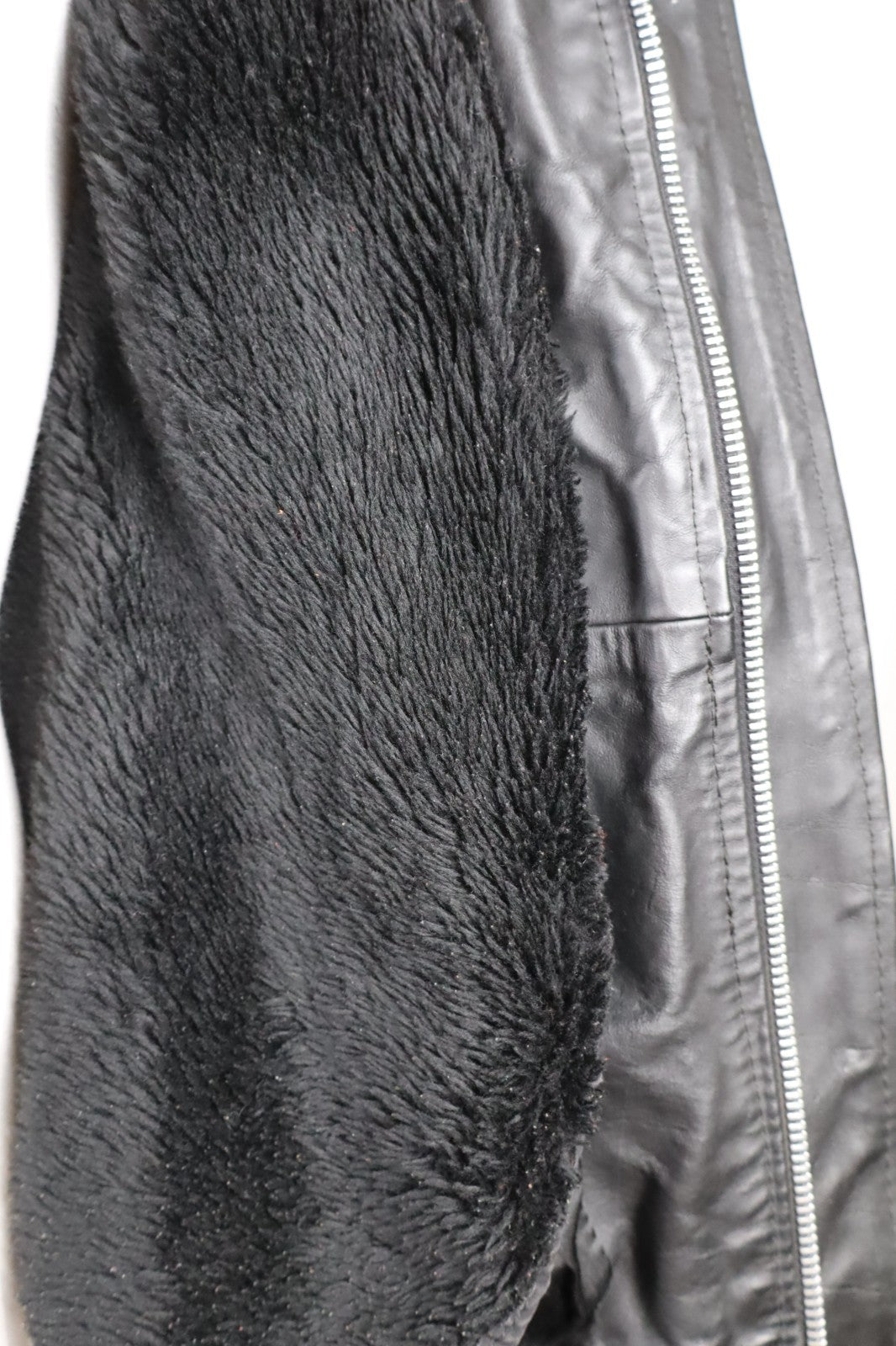 US FORCE GIUBBINO PELLE GIACCA UOMO Tg 56 MAN VINTAGE LEATHER JACKET IMBOTTITO