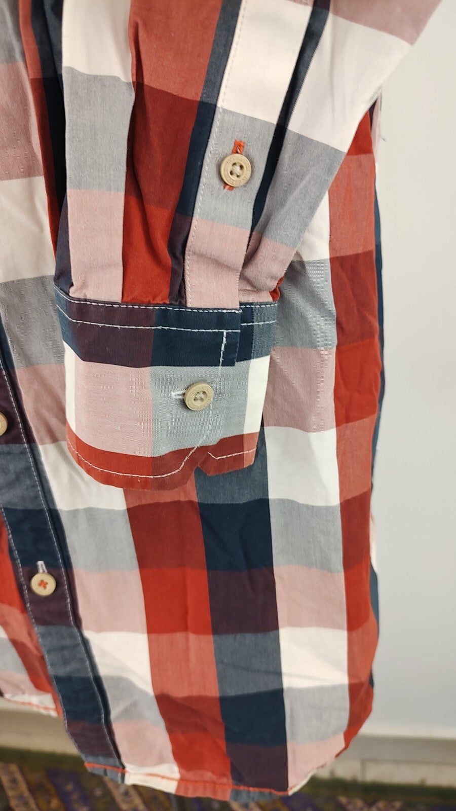 NAPAPIJRI SPORT CAMICIA SHIRT UOMO Tg S MAN VINTAGE CASUAL COTONE