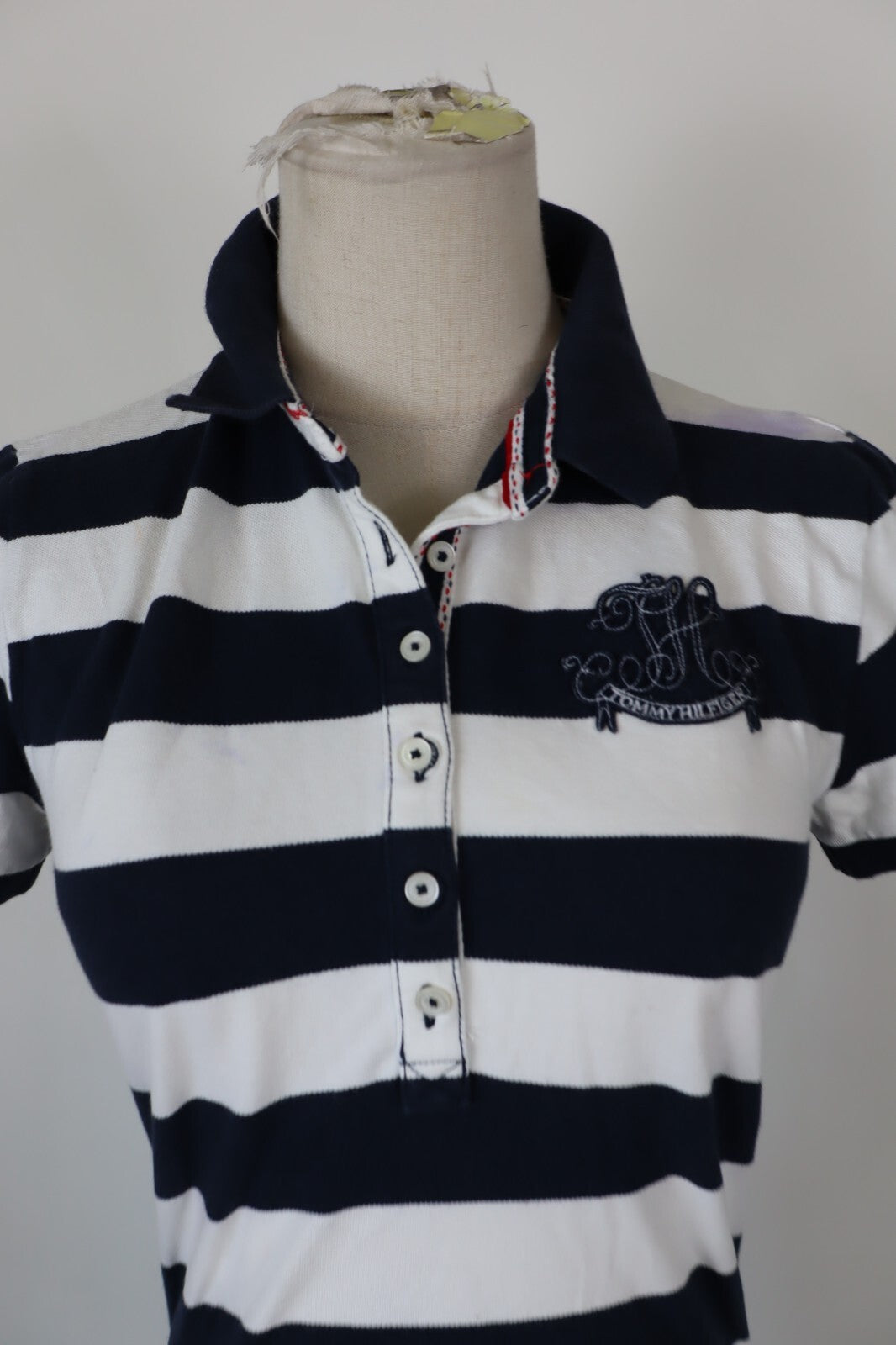 TOMMY HILFIGER MAGLIA POLO DONNA TG S WOMAN CASUAL VINTAGE TOP T-SHIRT