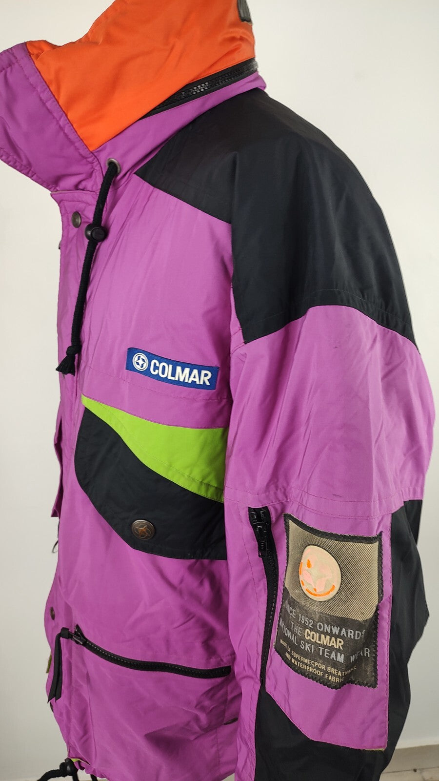 COLMAR GIUBBINO SCI TECNICO PIUMINO UOMO Tg 50 MAN CASUAL DOWN JACKET VINTAGE