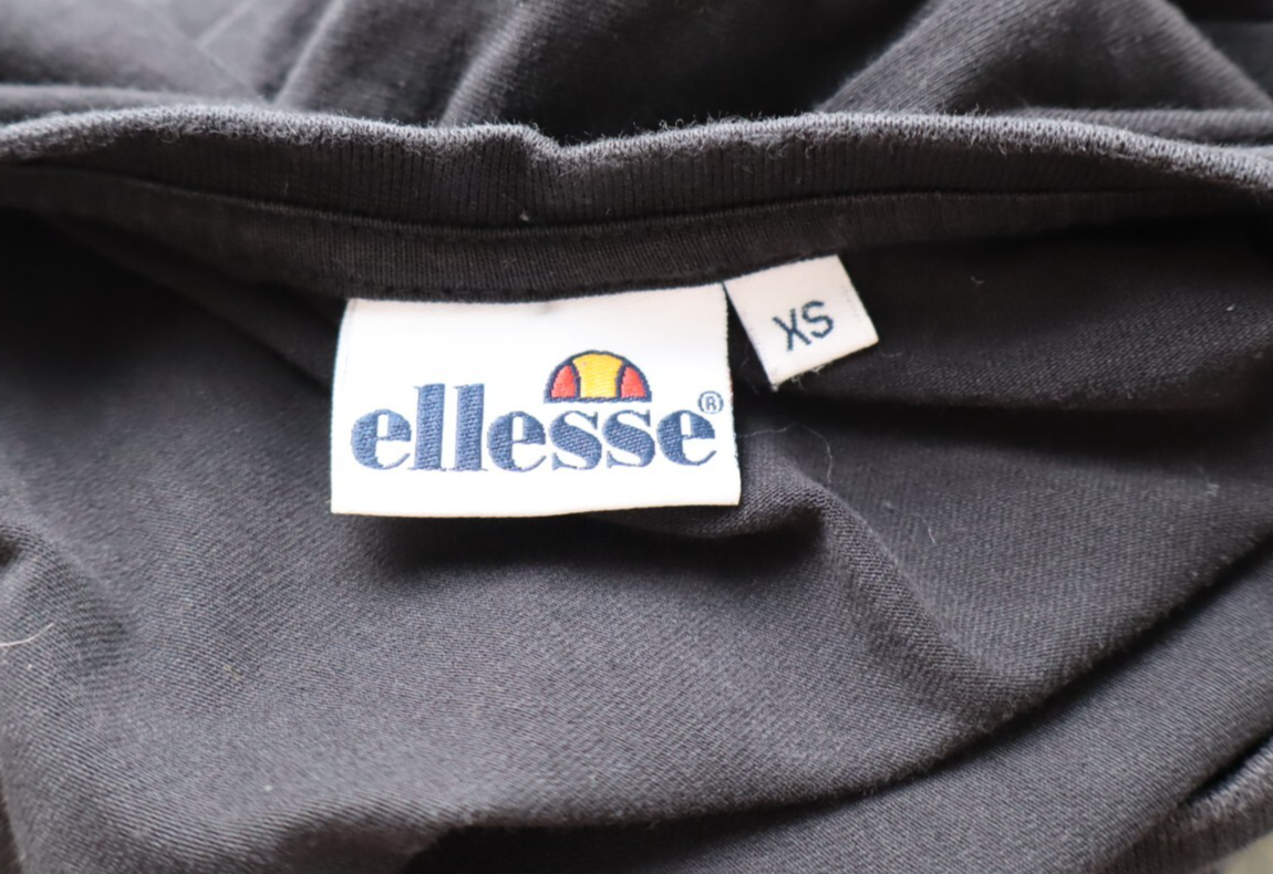 ELLESSE MAGLIA DONNA TG XS WOMAN CASUAL VINTAGE T-SHIRT COTONE COTTON LOGO