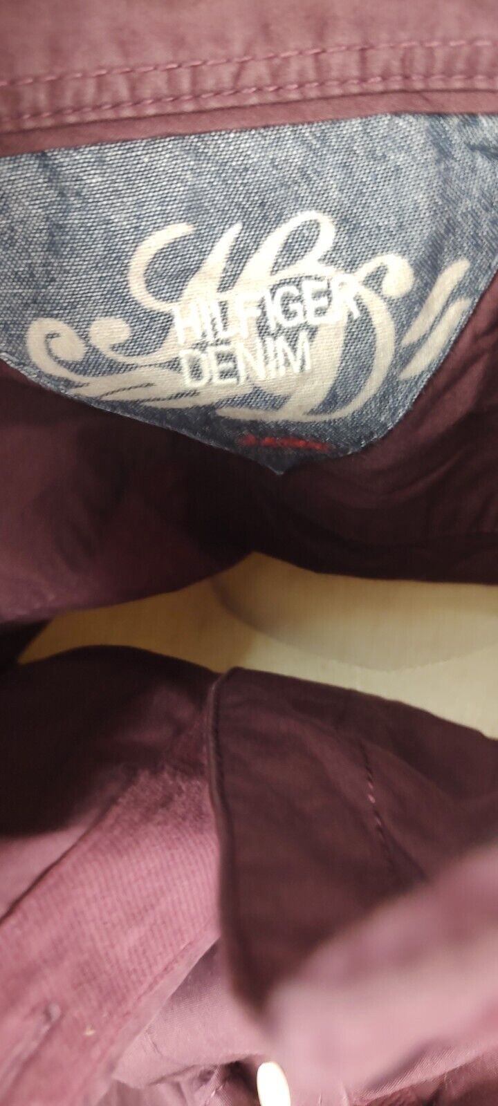 TOMMY HILFIGER CAMICIA DONNA COTONE TG. L WOMAN COTTON SHIRT CASUAL VINTAGE