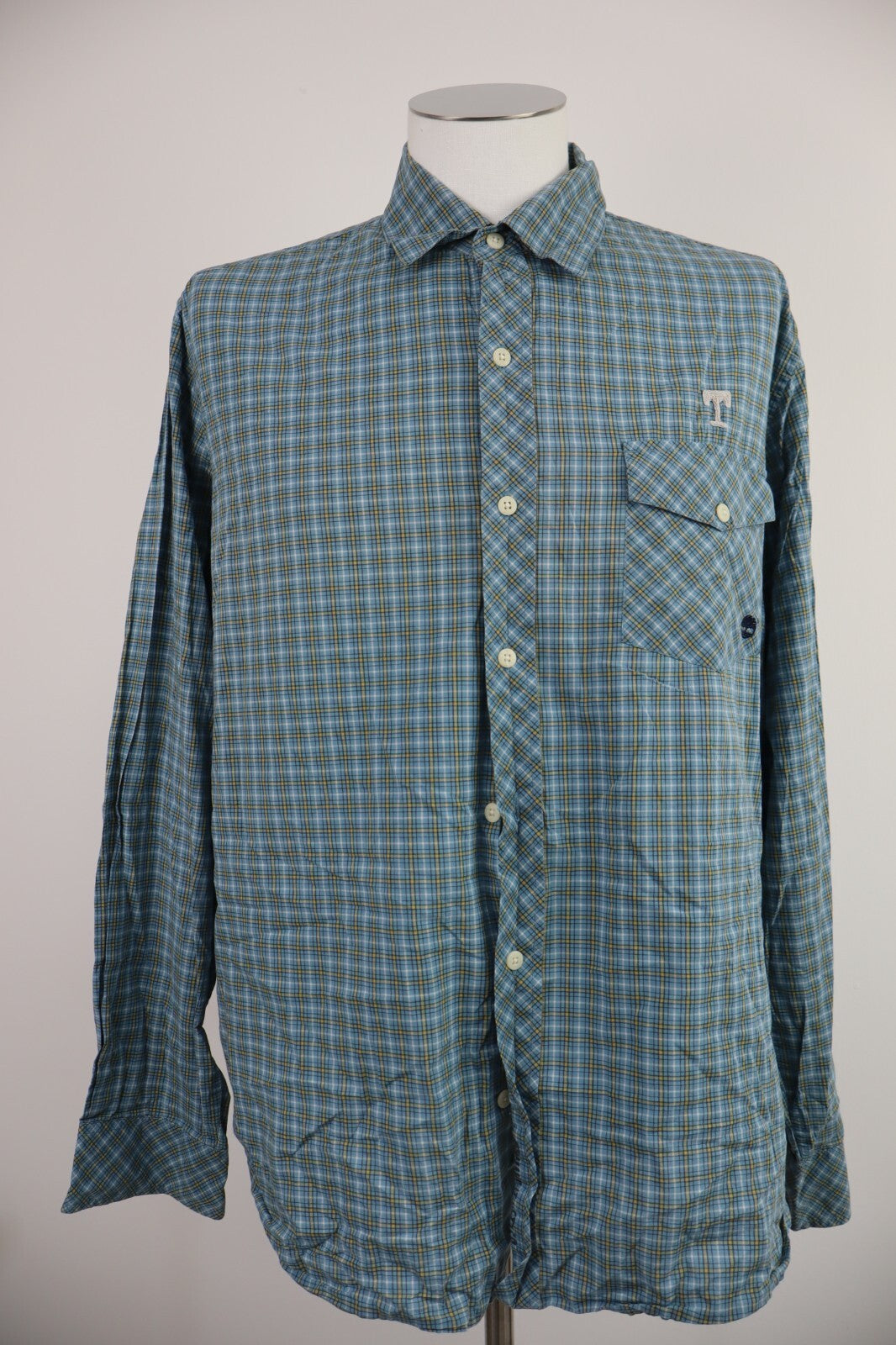 TIMBERLAND CAMICIA COTONE UOMO TG. XL MAN CASUAL VINTAGE SHIRT COTONE COTTON