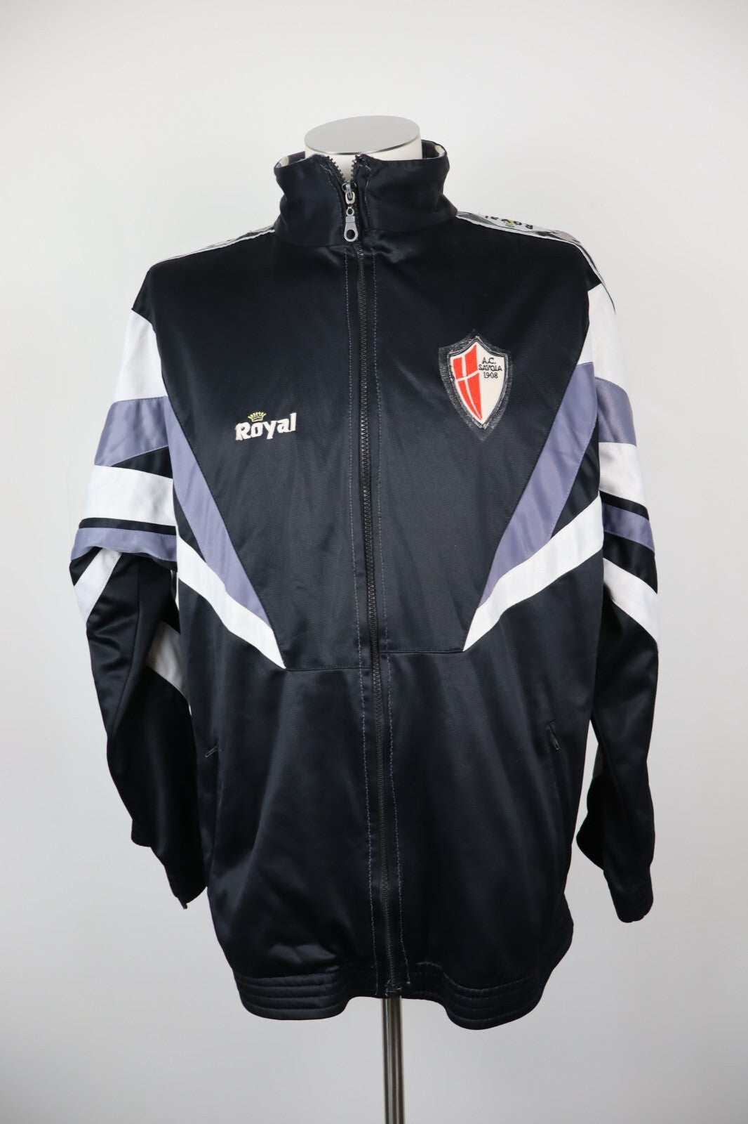 ROYAL AC SAVOIA GIACCA SPORT CALCIO  UOMO Tg XL MAN VINTAGE SOCCER JACKET