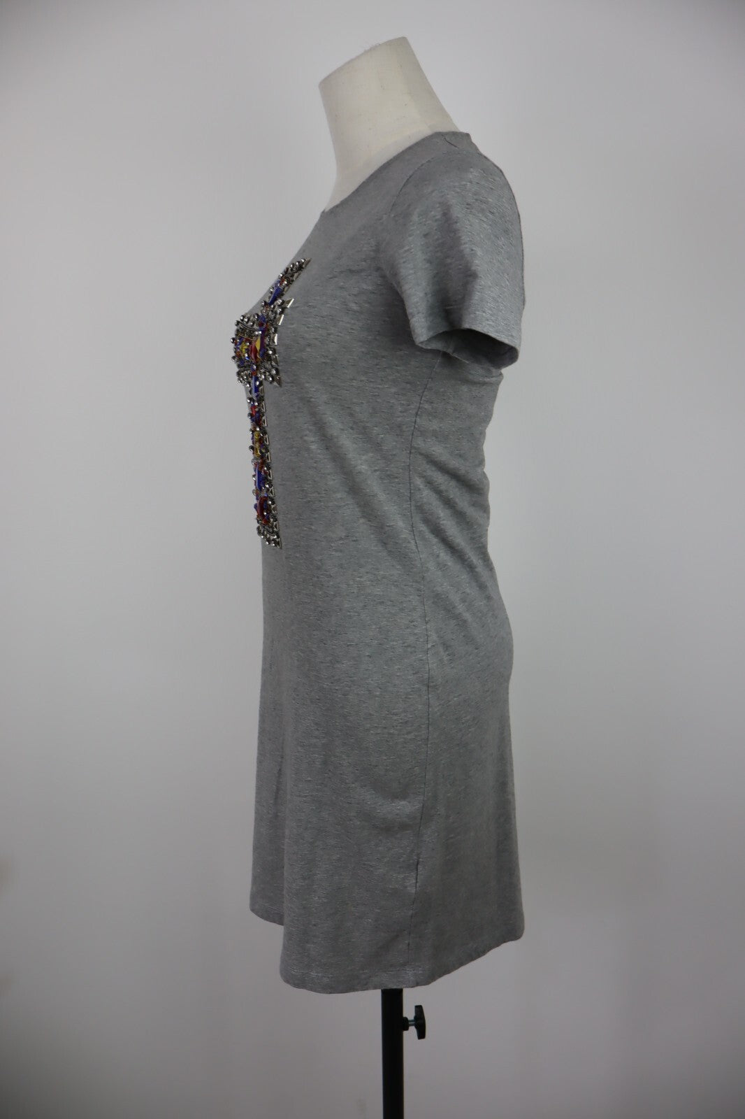 PINKO VESTITO DONNA TG S WOMAN CASUAL VINTAGE DRESS COTONE