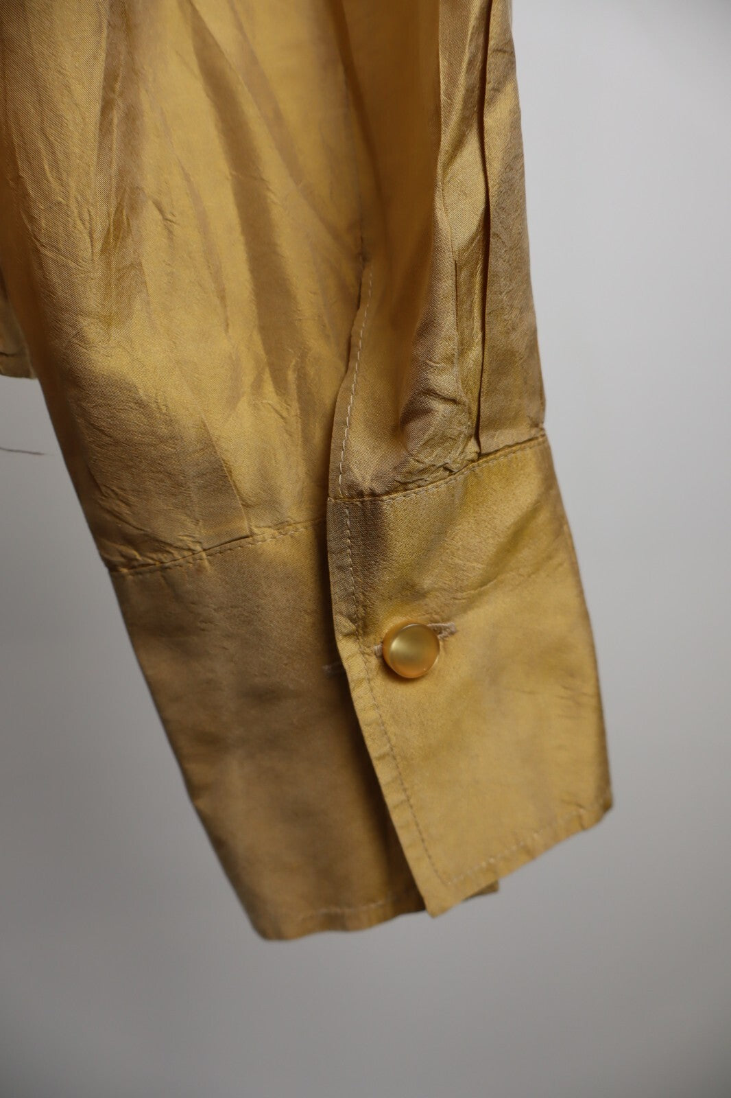 MARINA RINALDI BASIC CAMICIA DONNA TG. 21 WOMAN SHIRT CASUAL VINTAGE GOLD ORO