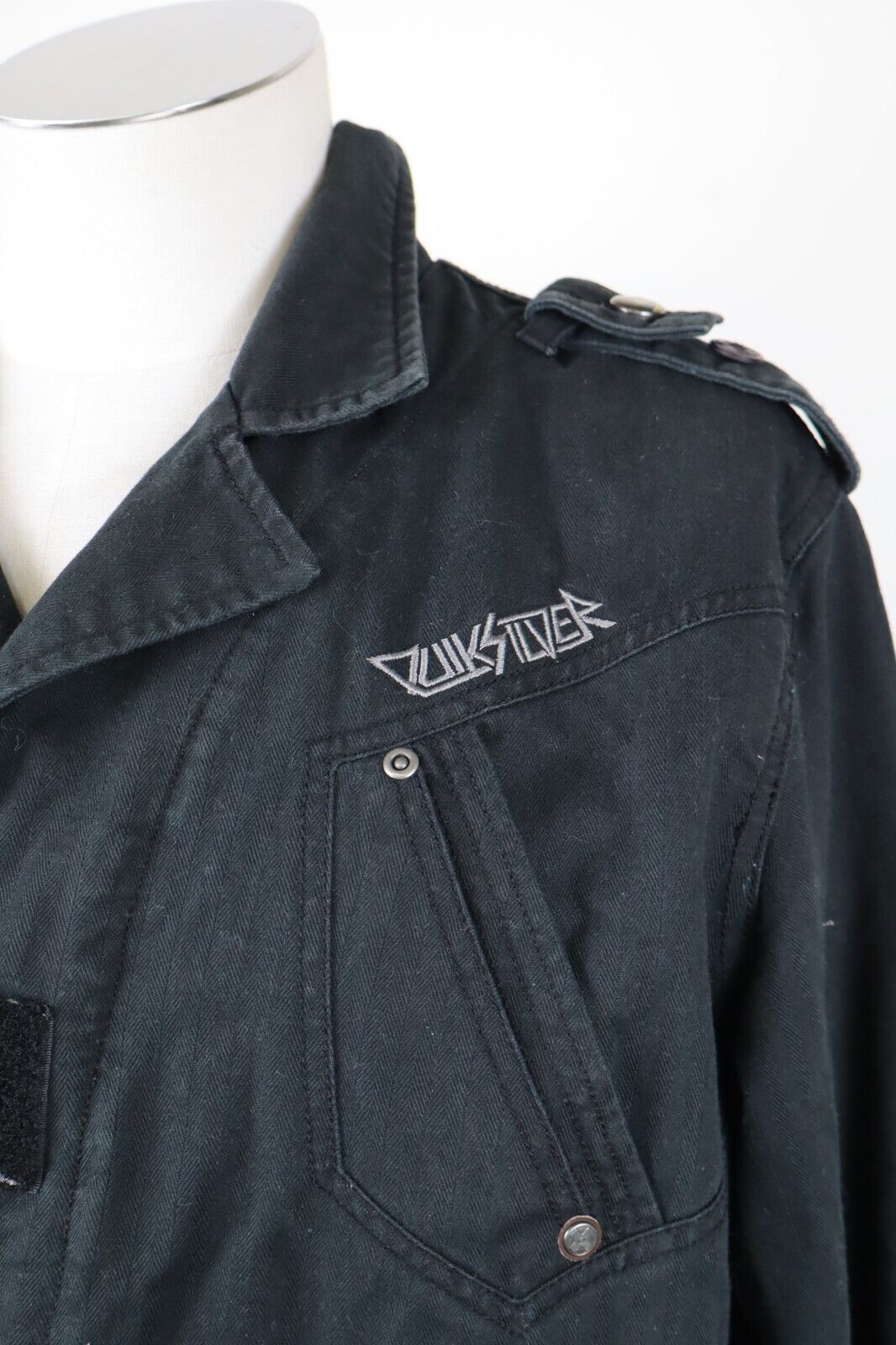 QUIKSILVER GIUBBINO GIACCA UOMO Tg. L MAN CASUAL JACKET VINTAGE