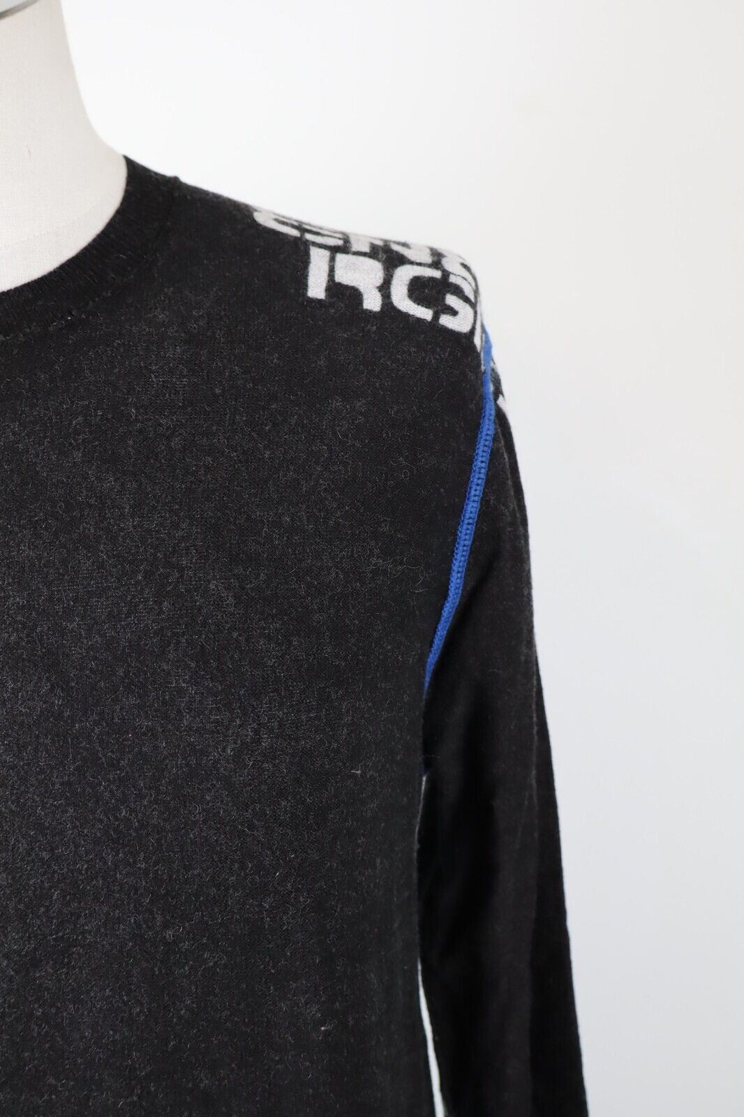 ENERGIE MAGLIONE UOMO Tg. M MAN MAGLIA SWEATER CASUAL VINTAGE LANA WOOL