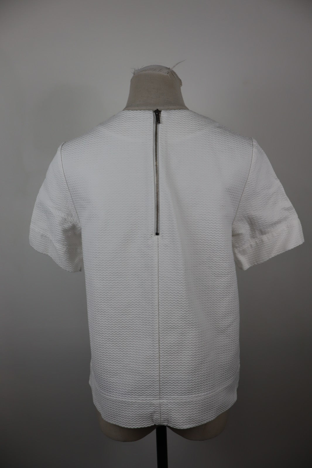 TOMMY HILFIGER MAGLIA DONNA TG M WOMAN CASUAL VINTAGE TOP T-SHIRT COTONE CON ZIP