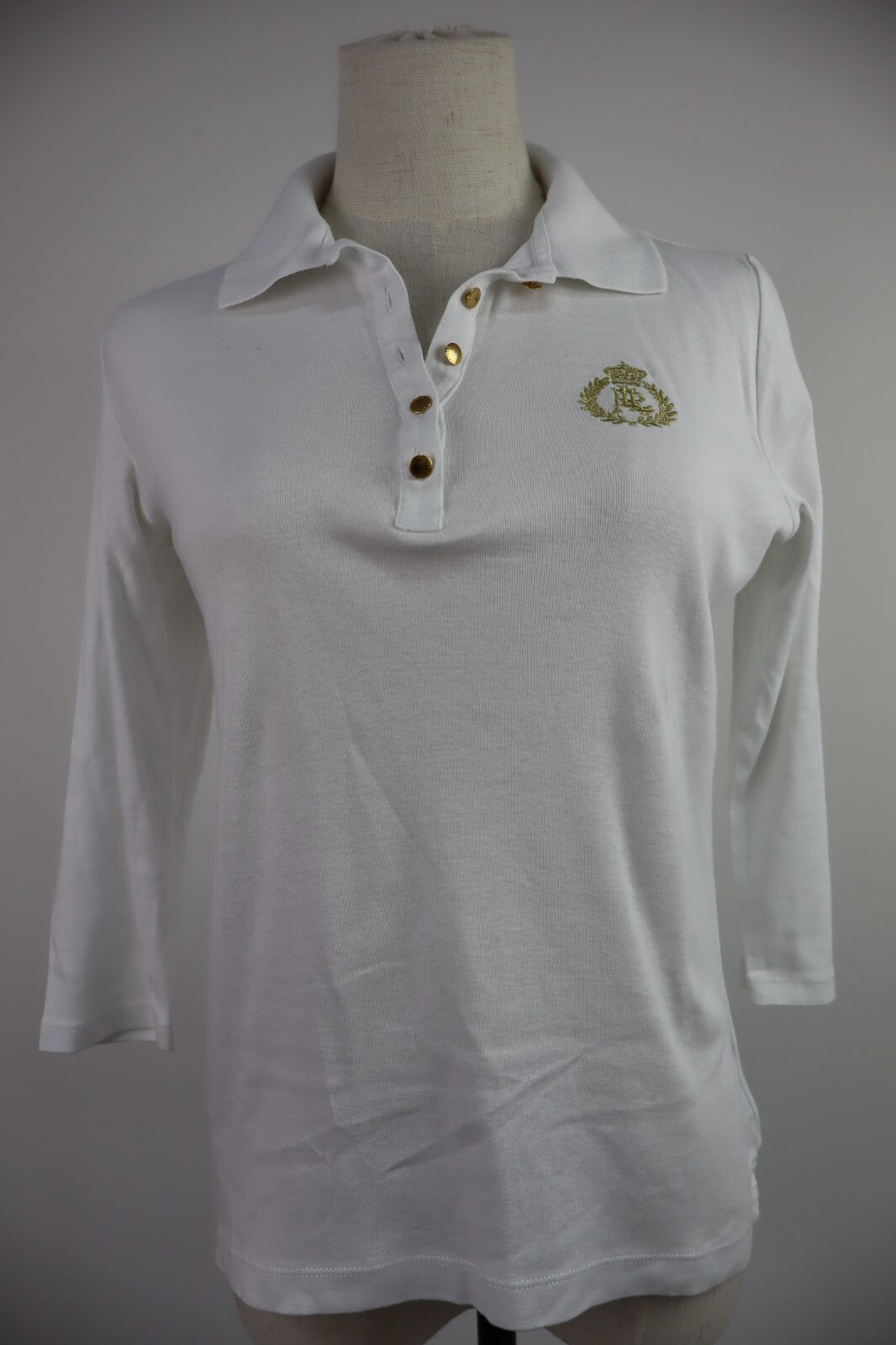 RALPH LAUREN POLO DONNA MAGLIA COTONE TG. S WOMAN COTTON SHIRT CASUAL VINTAGE