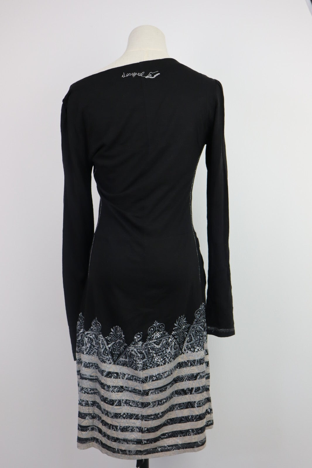 DESIGUAL VESTITO ABITO DONNA TG. M  WOMAN CASUAL VINTAGE DRESS