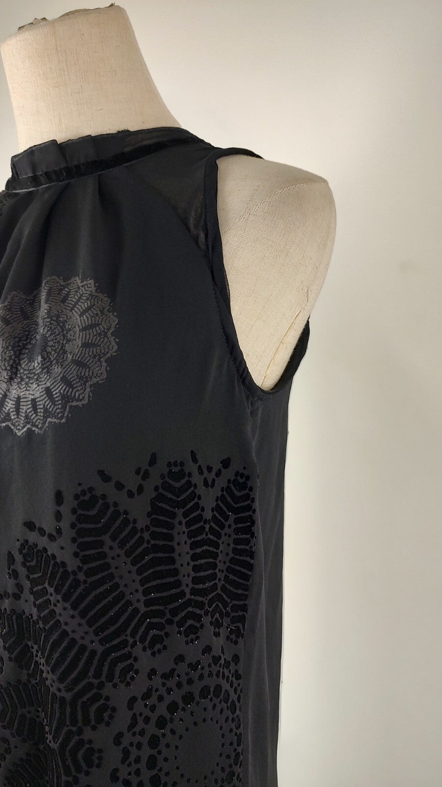 DESIGUAL VESTITO DONNA TG. 38  WOMAN CASUAL VINTAGE DRESS