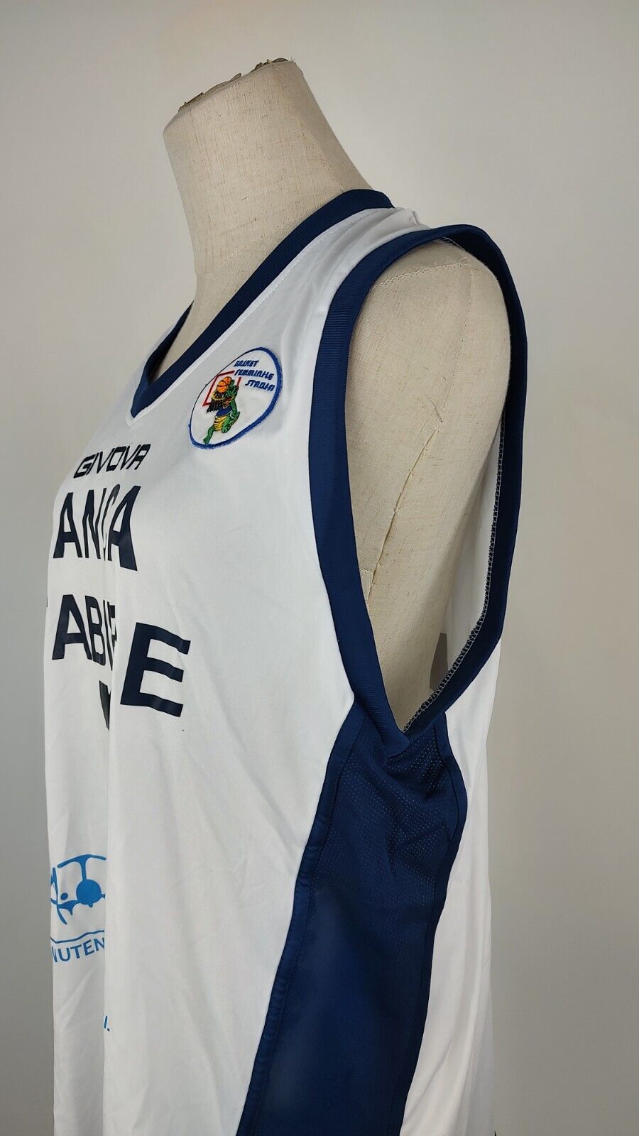 GIVOVA STABIA N. 3 CANOTTA MAGLIA DONNA BASKET INDOSSATA TG M SPORT
