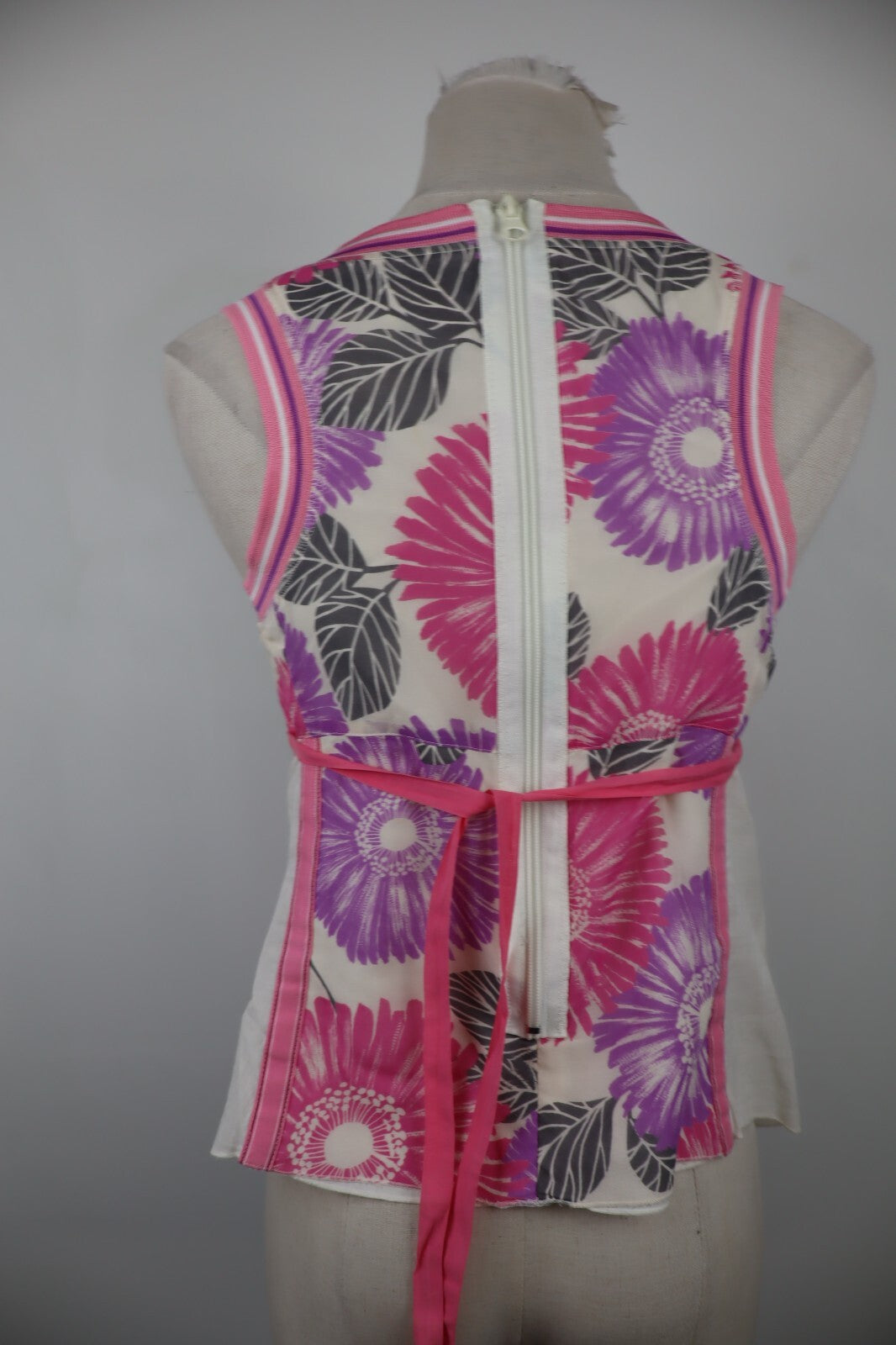 SPORTMAX CANOTTA MAGLIA SMANICATA DONNA TG. 40 WOMAN CASUAL VINTAGE T-SHIRT TOP