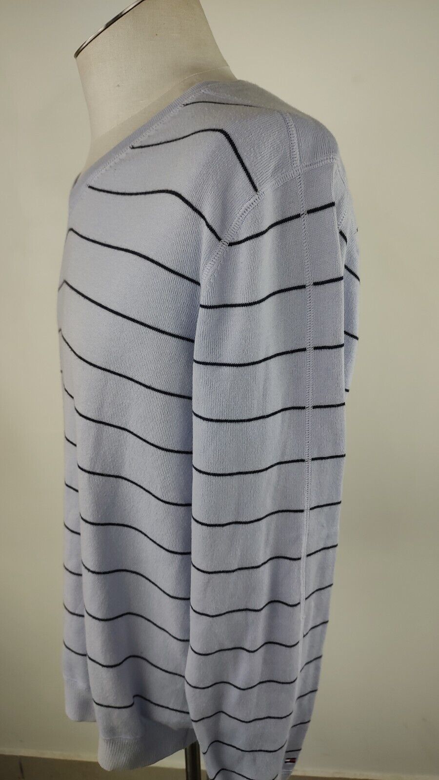 TOMMY HILFIGER MAGLIONE COTONE VINTAGE UOMO L MAN SWEATER CASUAL VINTAGE ITALY