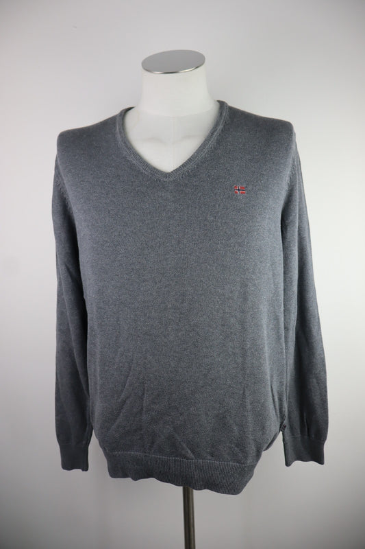 NAPAPIJRI MAGLIONE MAGLIA UOMO TG. L MAN SWEATER CASUAL VINTAGE COTONE COTTON