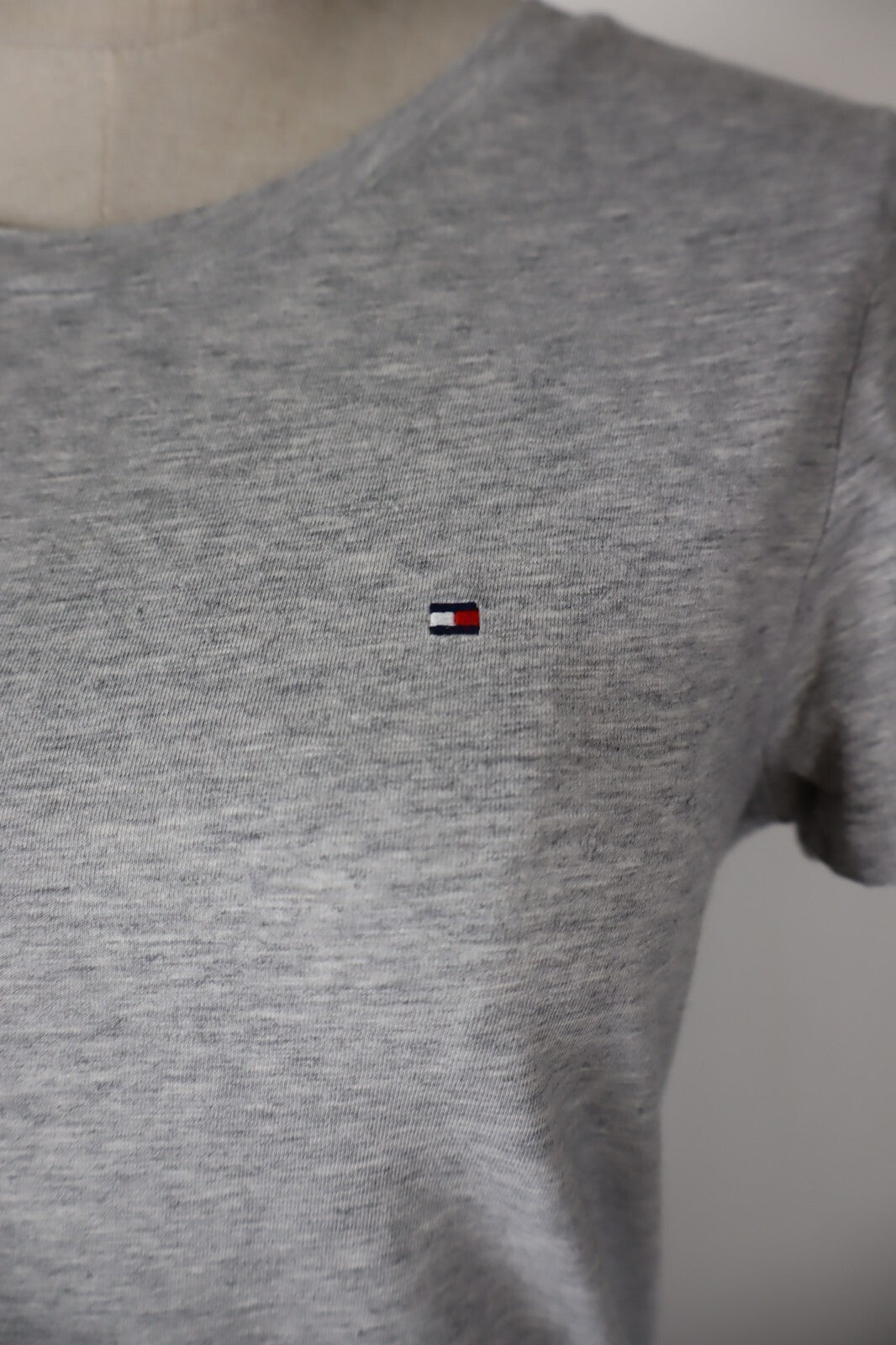 HILFIGER TOMMY JEANS MAGLIA DONNA TG. L WOMAN CASUAL VINTAGE T-SHIRT TOP COTONE