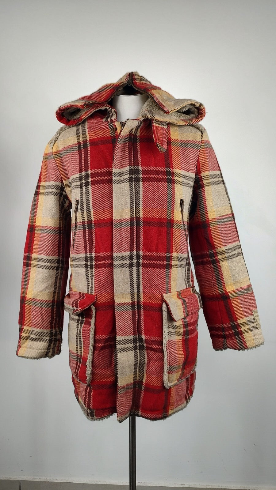 UNLIMITED CAPPOTTO COAT LANA GIUBBINO IMBOTTITO UOMO S MAN JACKET CASUAL VINTAGE