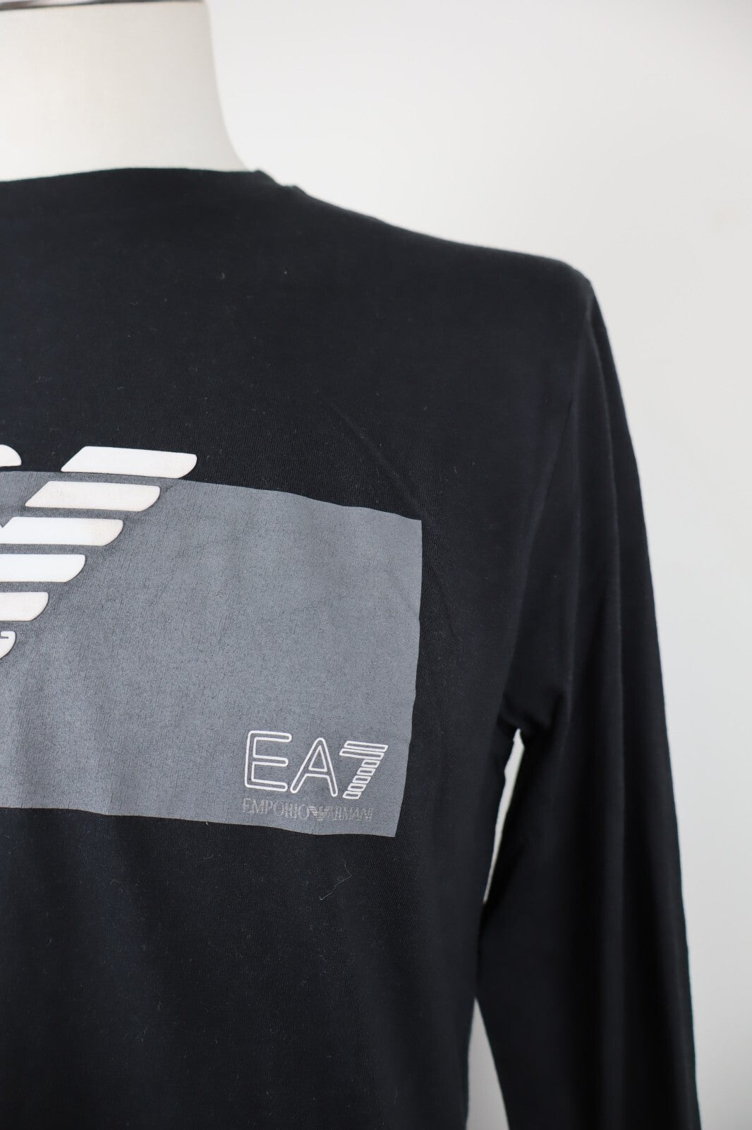 EA7 EMPORIO ARMANI MAGLIA UOMO TG. M MAN T-SHIRT VINTAGE CASUAL COTONE LOGO
