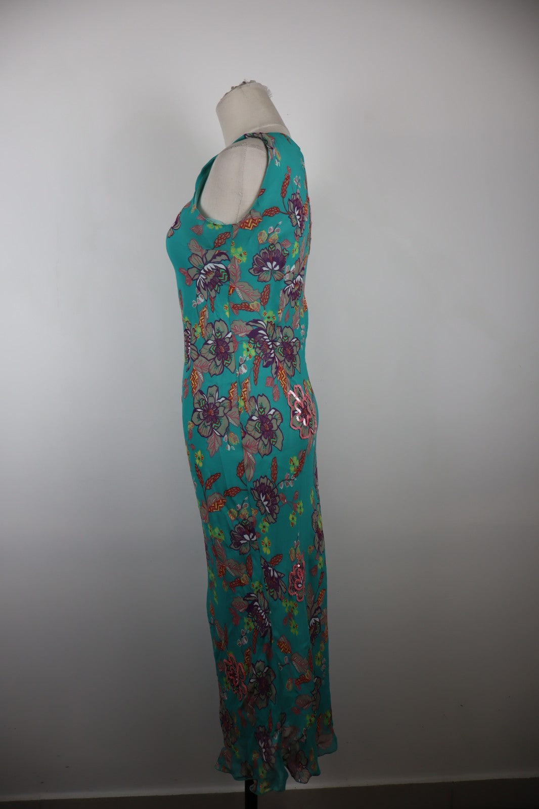 MAX&CO VESTITO SMANICATO DONNA ABITO TG 40 WOMAN CASUAL VINTAGE DRESS ADERENTE