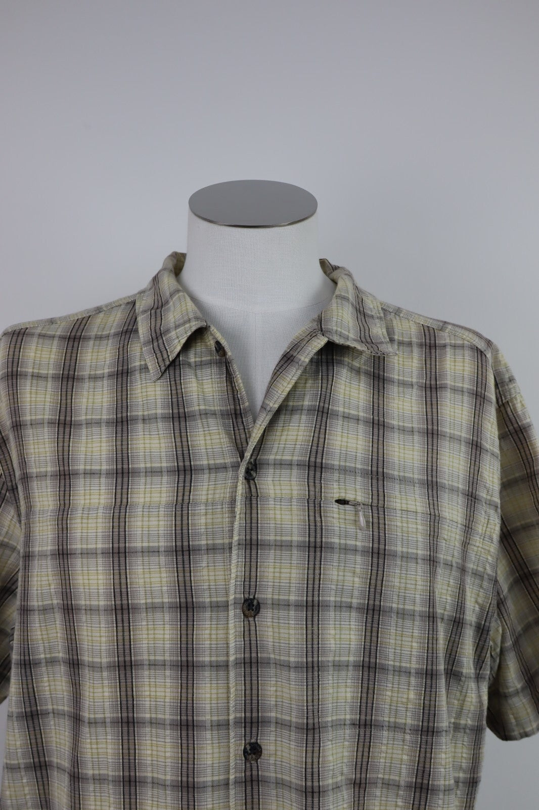 COLUMBIA CAMICIA UOMO COTONE TG. L MAN CASUAL VINTAGE COTTON SHIRT